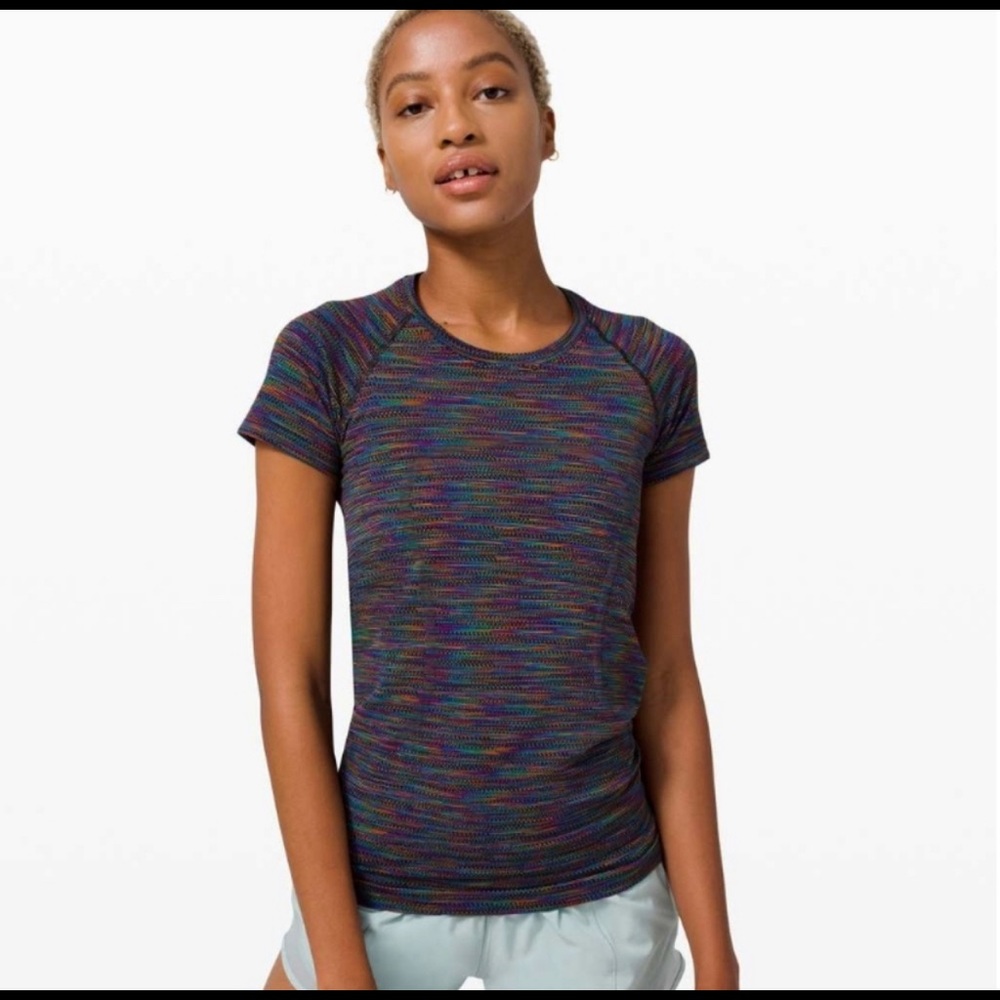 ISO rainbow lulu lemon swiftly tech size 2